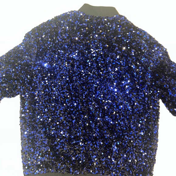 Worn once! NEW ZARA MEN’S JACKET SIZE L-XL BLACK & BLUE COLOR WAY . - Picture 6 of 6